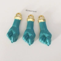 Pingente Figa Turquesa