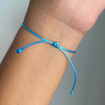 FotoPulseira Concha Azul Bebê