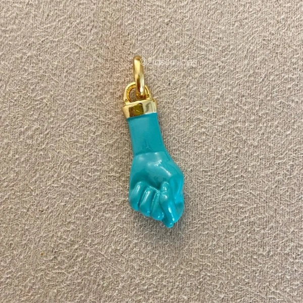 Pingente Figa Turquesa