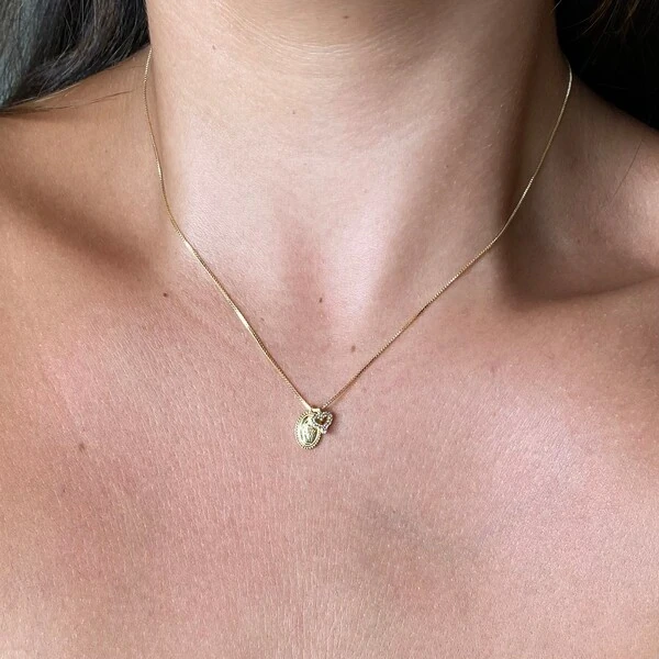 Colar Medalhinha N. Sra. das Graças