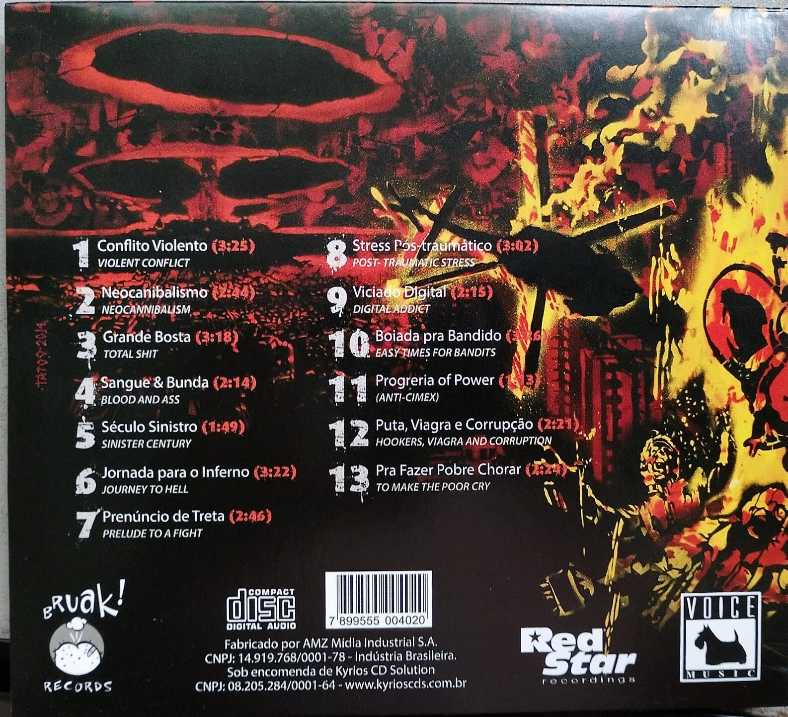 Foto RATOS DE PORÃO - "Século Sinistro" (CD)
