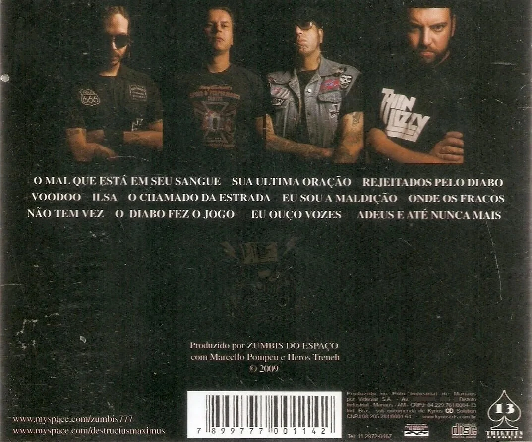 FotoZUMBIS DO ESPAÇO - "Destructus Maximus" (CD)