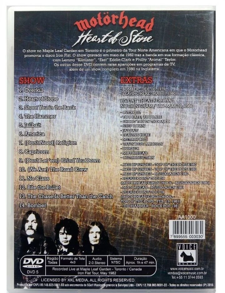 FotoMOTÖRHEAD - "Heart of Stone" (DVD)