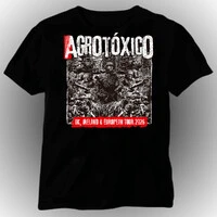AGROTÓXICO - UK, Ireland & European Tour 2026 Preta (T-Shirt)