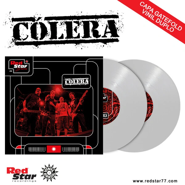 CÓLERA - Red Star Sessions #2 (LP) - PRÉ-VENDA
