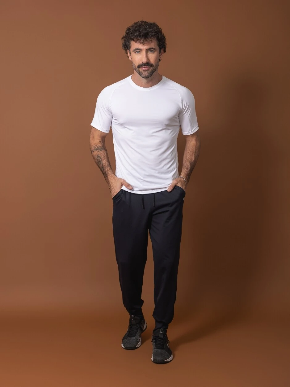 Foto Calça Jogger Esportiva Unissex Feel Black