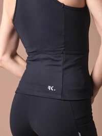 Regata de Corrida com Bolsos Running Black Misty