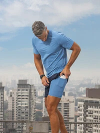 Bermuda de Corrida 2x1 Running Sky