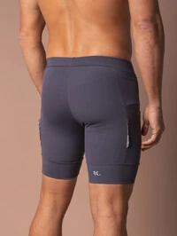 Bermuda Masculina de Corrida Performance Running Grey