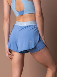 Shorts de Corrida 2x1 Running Sky