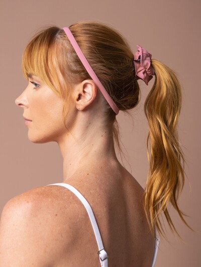 Foto Scrunchie Rosa Claro
