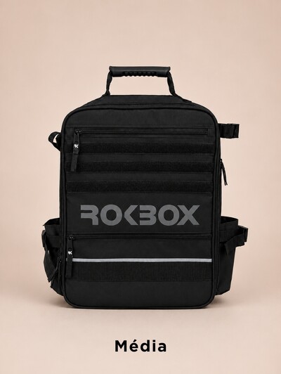 Foto Mochila Média Rokbox Grey