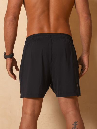 FotoShorts Masculino de Corrida Running Blackout