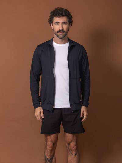 Foto Jaqueta Esportiva Masculina Feel Black