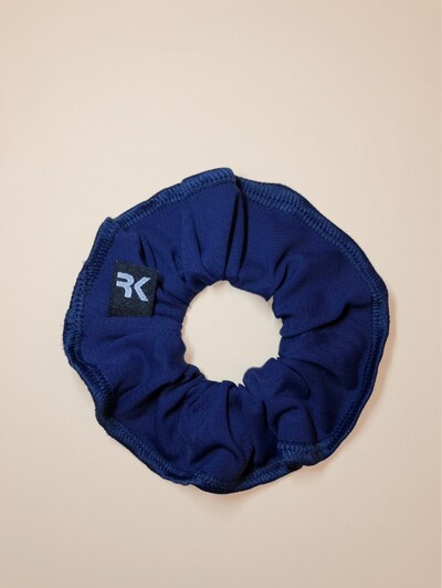 Foto Scrunchie Azul Marinho
