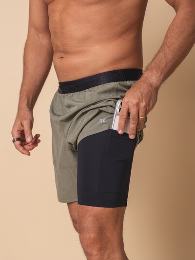 Foto Bermuda 2x1 Masculina Machiatto Military