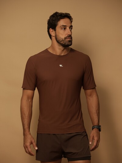Foto Camiseta Masculina UV Act Run Track