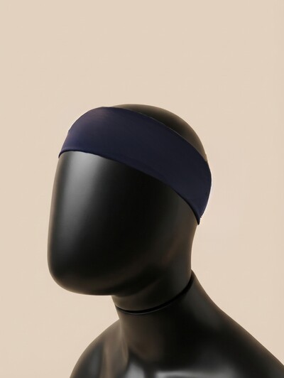 Foto Faixa de Cabelo Azul Marinho