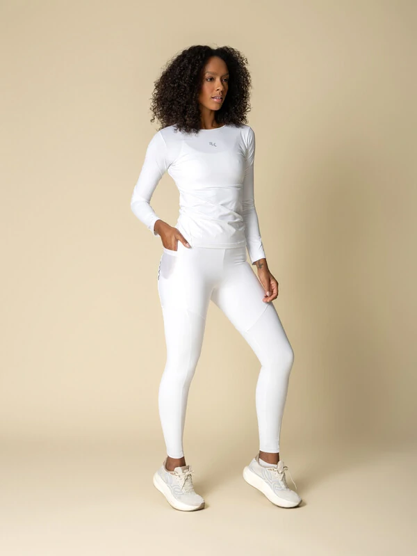 Blusa UV Running Ready White