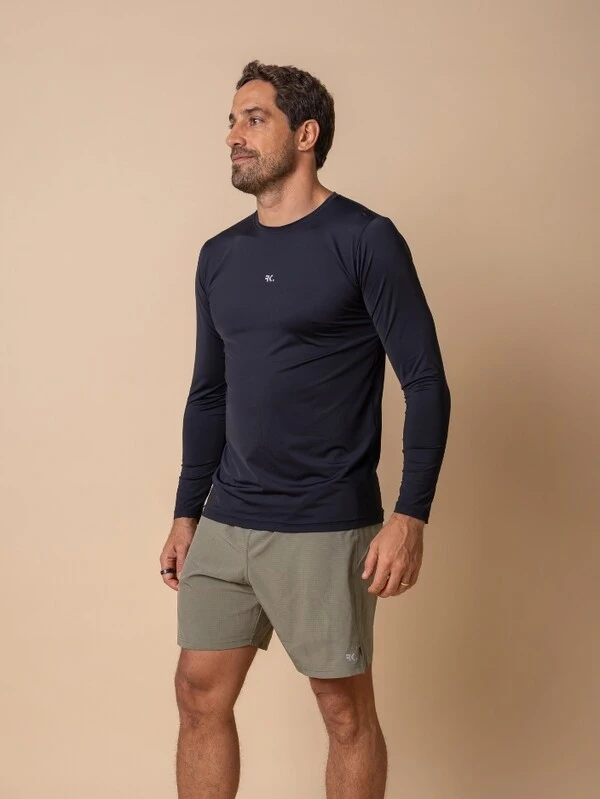 Blusa UV Masculina Machiatto Black