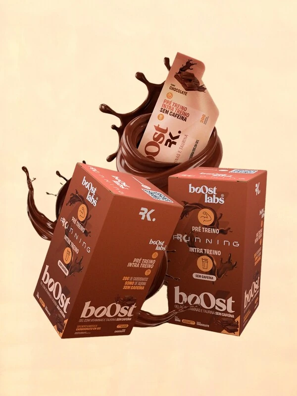 Gel RK Chocolate Caixa com 10un.