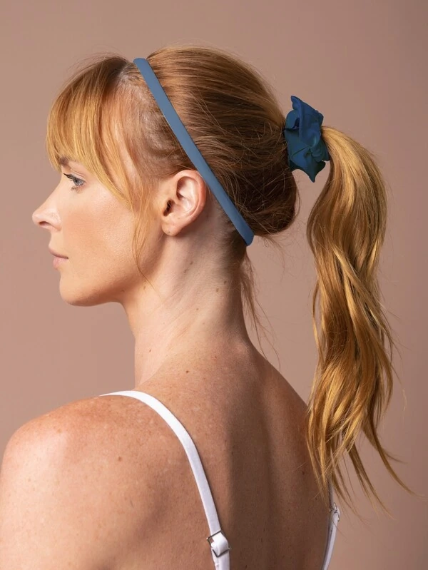 Scrunchie Azul Escuro