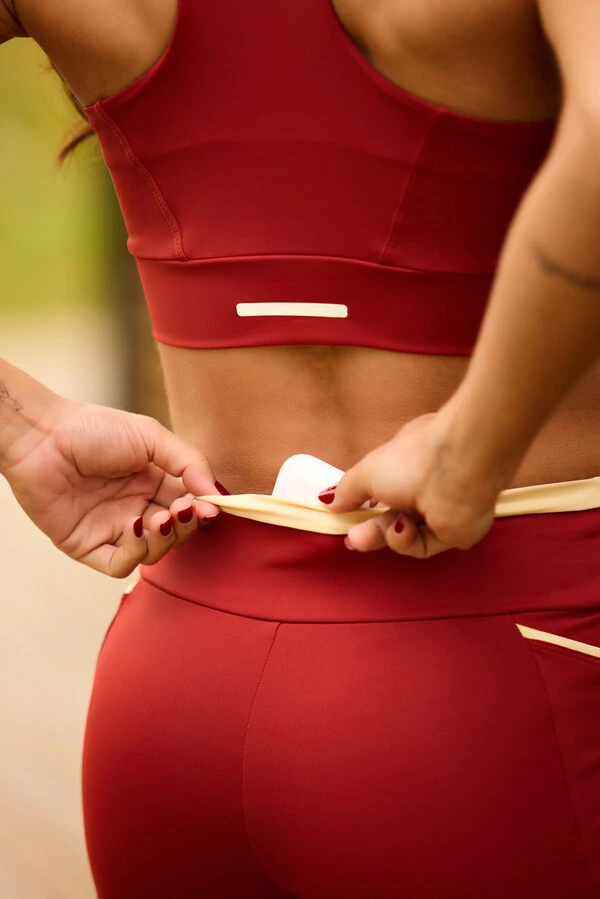 Shorts de Corrida com Bolsos Running Ready Clay