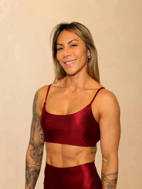 Top Regulagem Basic Carmin