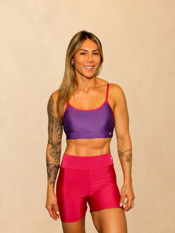 Shorts Dupla Face Basic Orchid