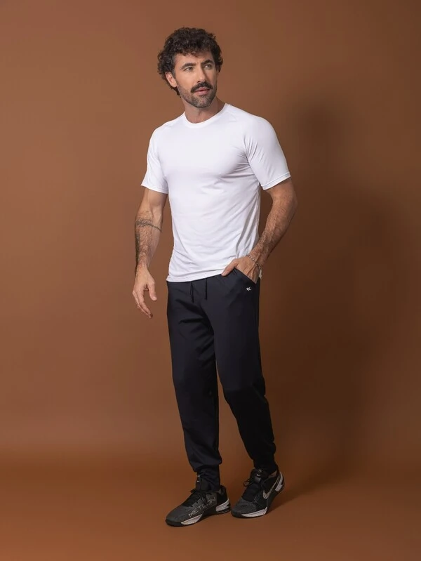 Calça Jogger Esportiva Unissex Feel Black