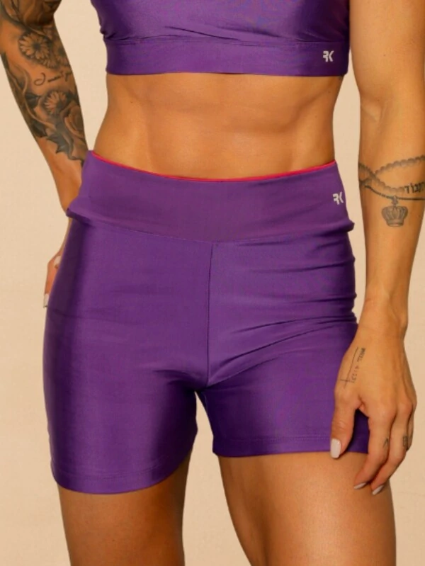 Shorts Dupla Face Basic Orchid