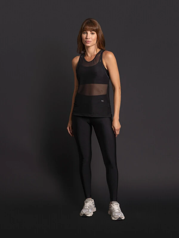 Regata de Tule Blackout Noir