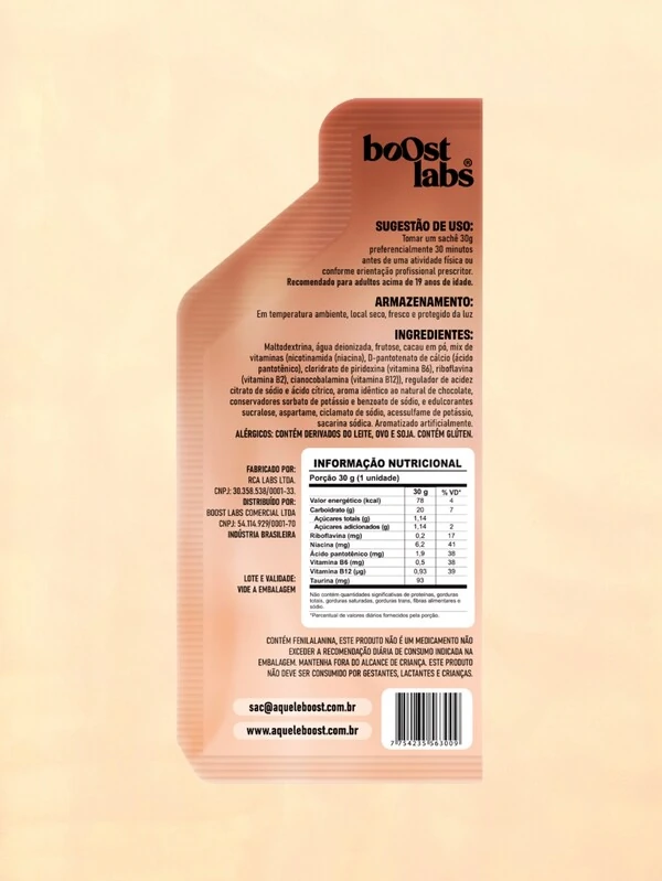 Gel de Carboidrato RK Chocolate