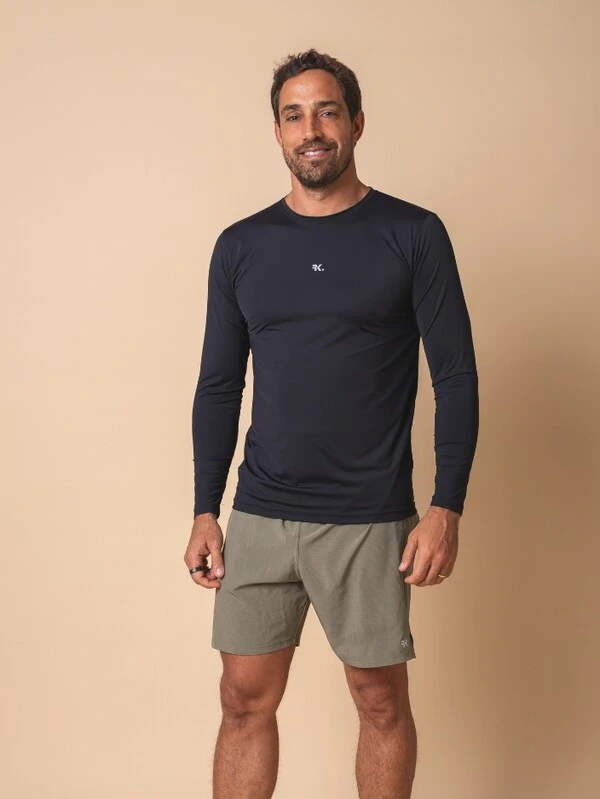 Blusa UV Masculina Machiatto Black