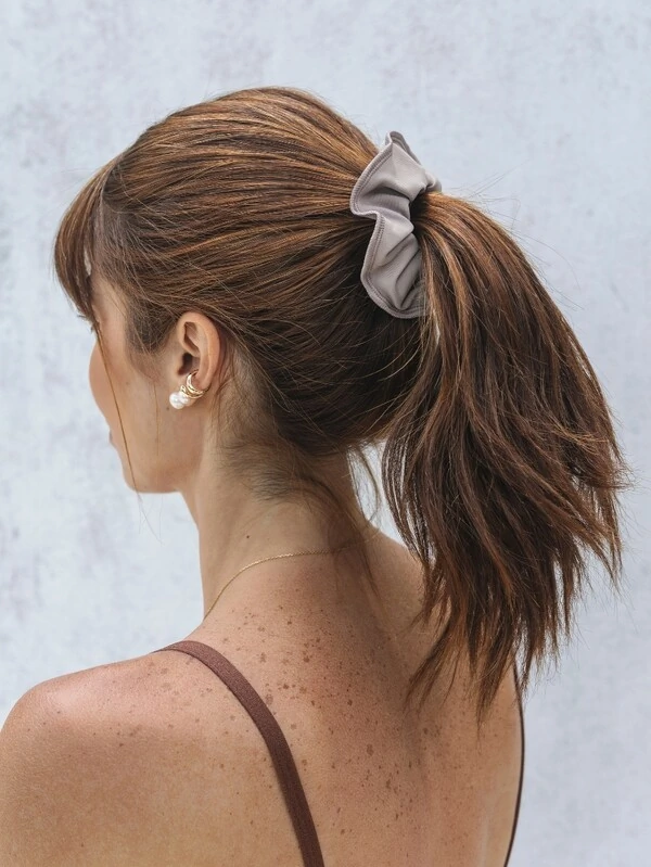 Scrunchie Cinza