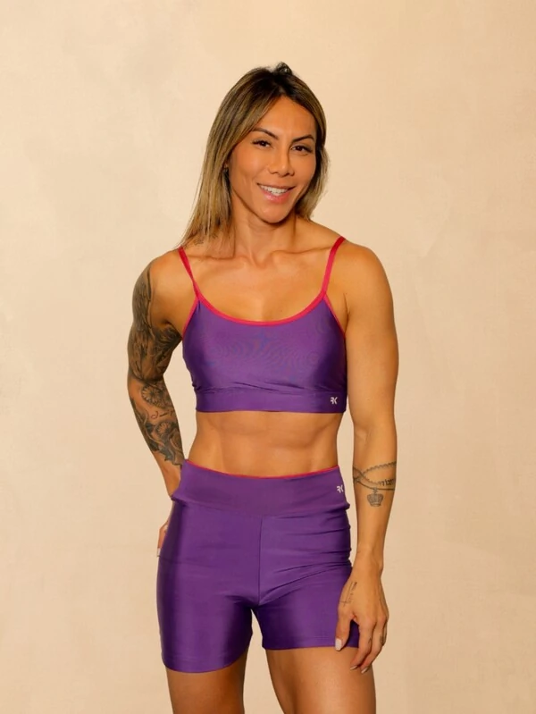 Shorts Dupla Face Basic Orchid