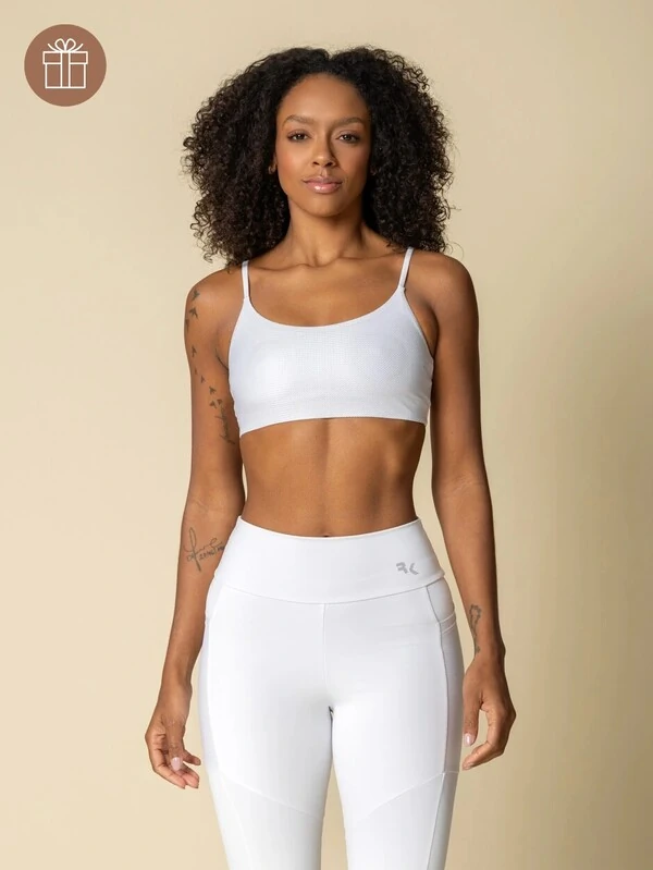 Top Regulagem Running White