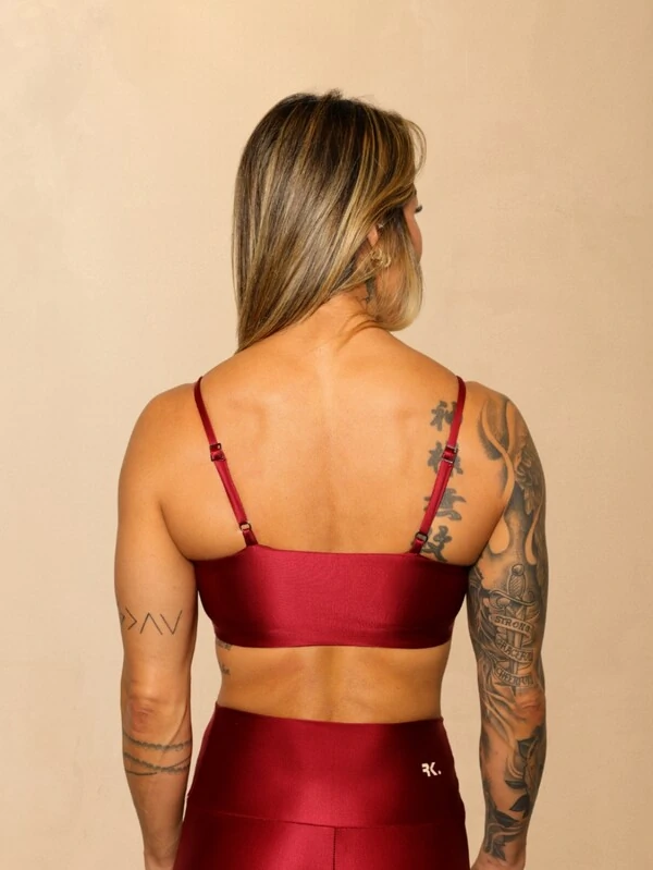 Top Regulagem Basic Carmin