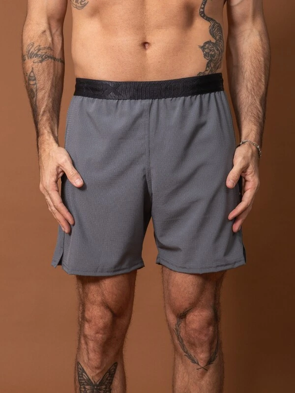 Bermuda 2x1 Masculina Feel Grey Light