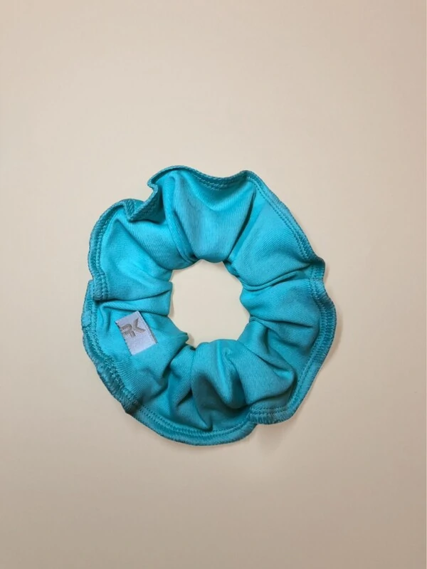 Scrunchie Azul Aqua