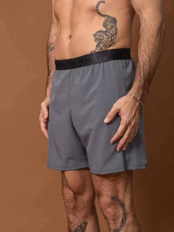 Bermuda 2x1 Masculina Feel Grey Light