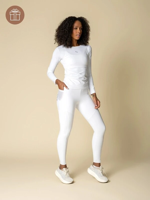 Legging Running Ready White