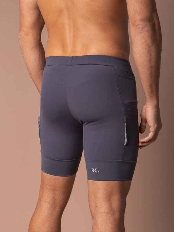 Bermuda Masculina de Corrida Performance Running Grey