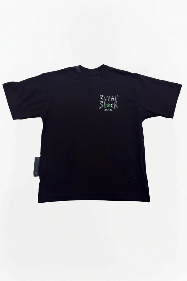 T-shirt Oversized Story Dog Weed Double Face