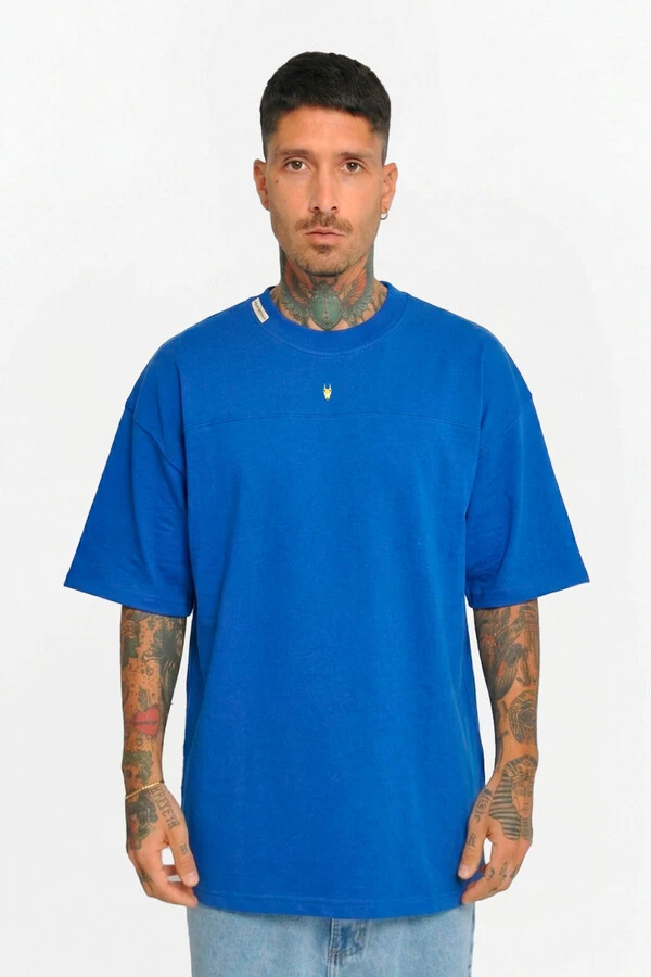 T-shirt Insanity Metal Face Dog