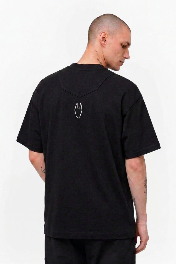 T-shirt Oversized Story Dog Weed Double Face