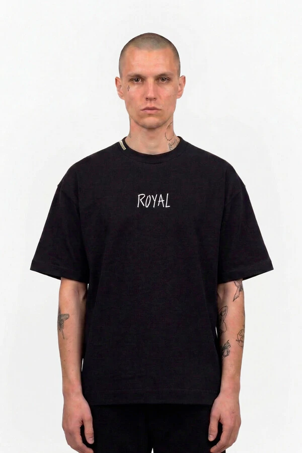 T-shirt Oversized Story Dog Weed Double Face