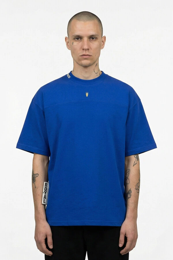 T-shirt Insanity Metal Face Dog