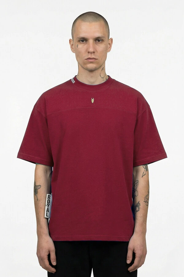 T-shirt Insanity Metal Face Dog