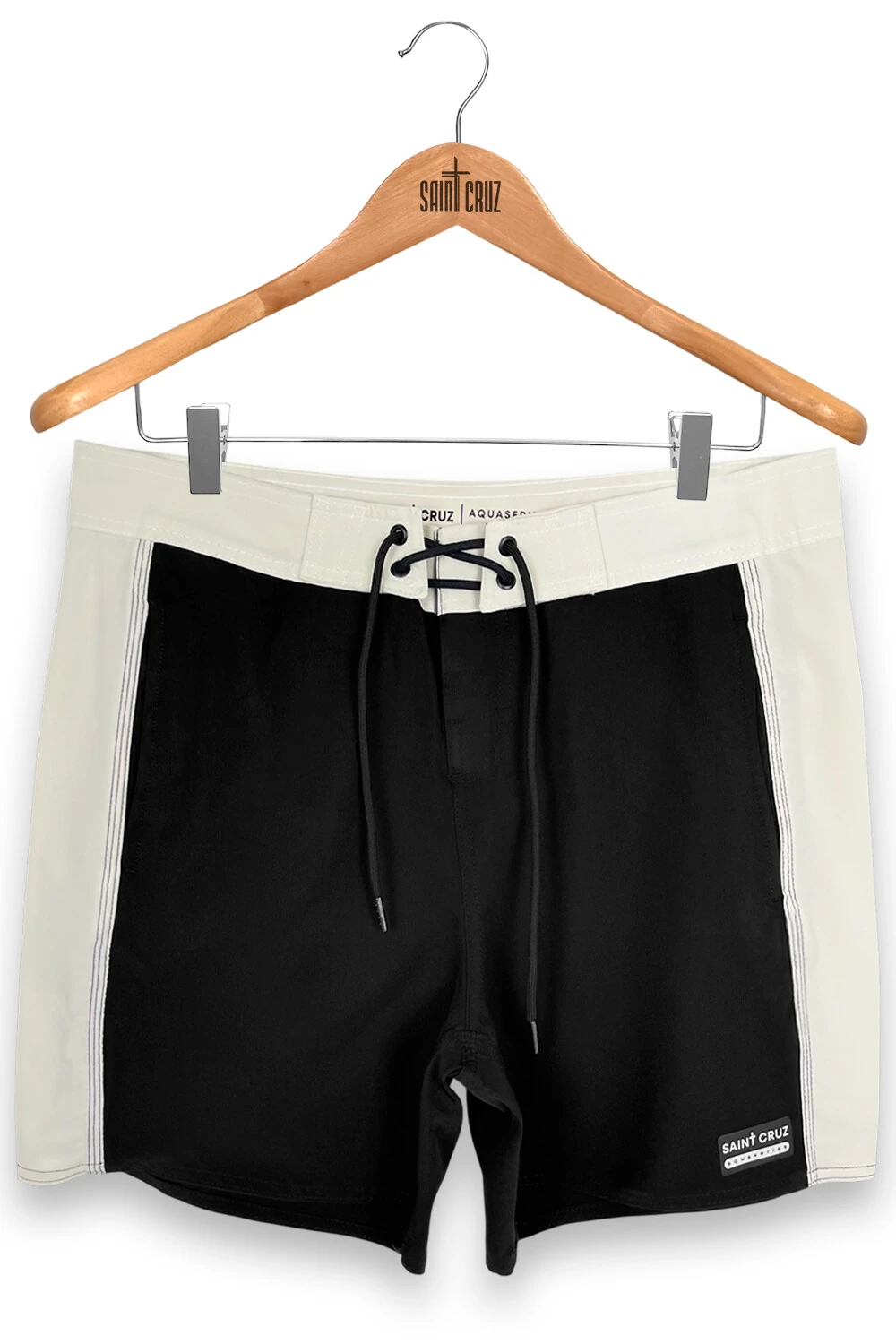 FotoBermuda retrô line Preto e Off white